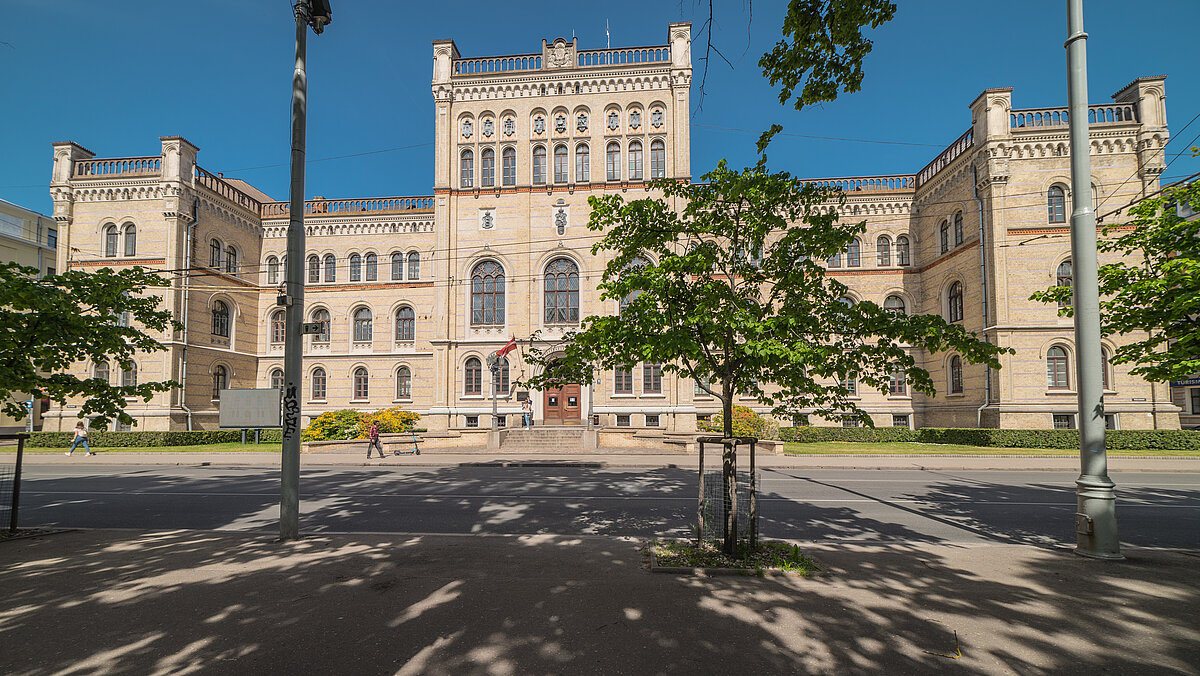 Latvijas Universitātes galvenā ēka. Foto: Toms Grīnbergs, LU Komunikācijas departaments